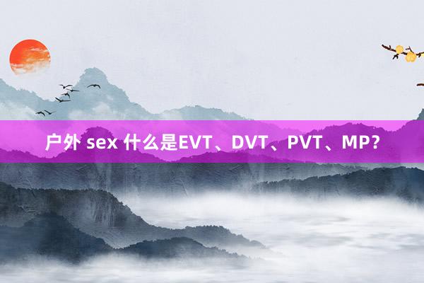 户外 sex 什么是EVT、DVT、PVT、MP？