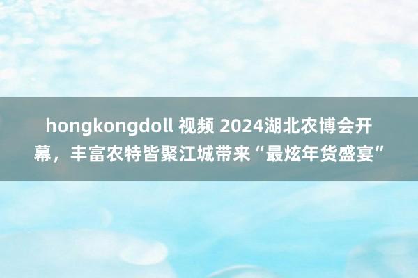 hongkongdoll 视频 2024湖北农博会开幕，丰富农特皆聚江城带来“最炫年货盛宴”